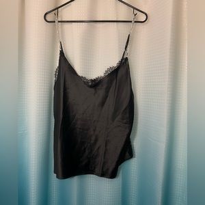 Victoria Secret two piece lingerie set. black. size XL/1X